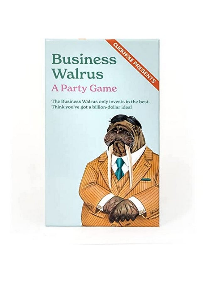 Cards Against Humanity Presents Business Walrus: A Party Game By Clickhole • Pitch Crazy Startup Ideas  - Image 1