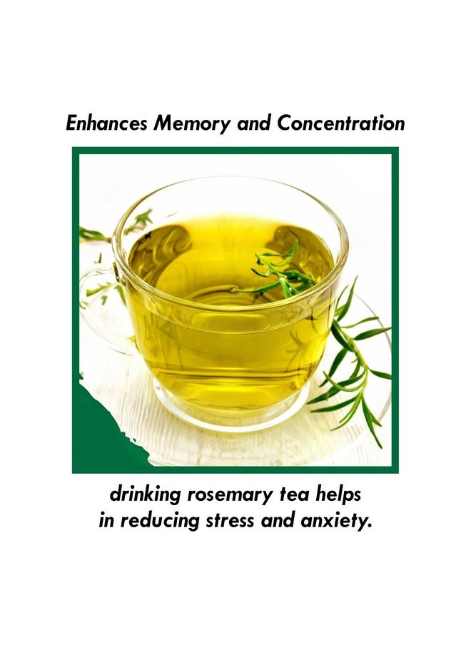 AROMATIQUE Rosemary Leaves For Hair Growth, Authentic Grade From Uttarkhand,Food Grade,Seasoning,Cooking & Rosemary Tea Making 200G  - Image 4