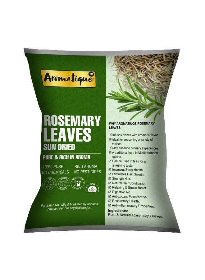 AROMATIQUE Rosemary Leaves For Hair Growth, Authentic Grade From Uttarkhand,Food Grade,Seasoning,Cooking & Rosemary Tea Making 200G  - Image 1