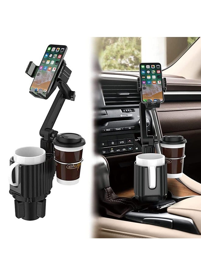 Car cup holder in addition to 1 small cup slot 1 large cup slot and a mobile holder /A02 - Image 1