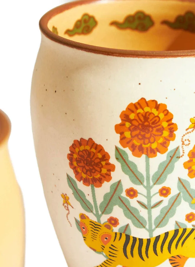 Chumbak  Marigold Kulhad - Set of 4  | Best Price UAE