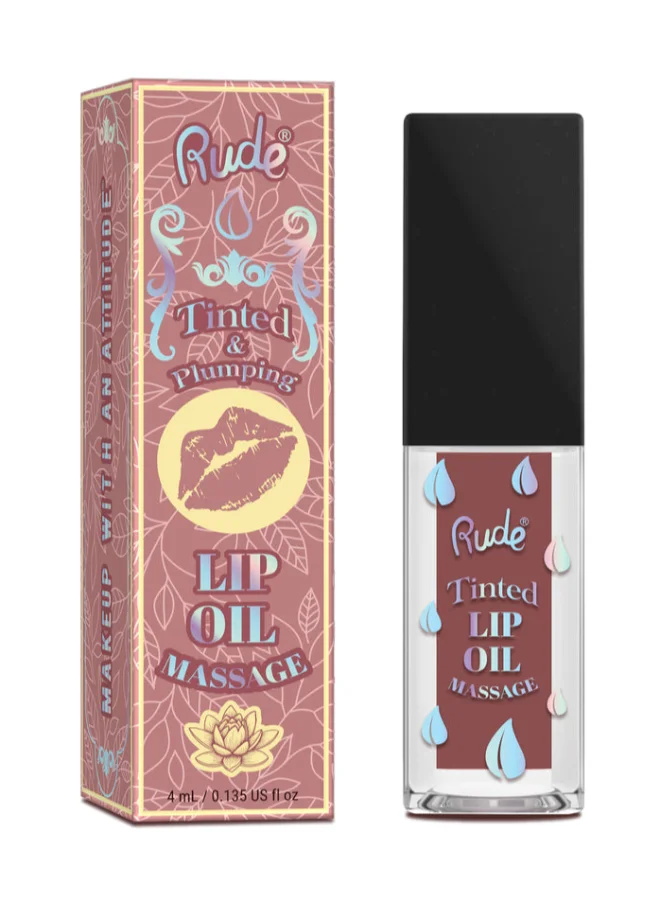 روود Rude Lip Oil Massage Tinted & Plumping Lip Oil- Skinship