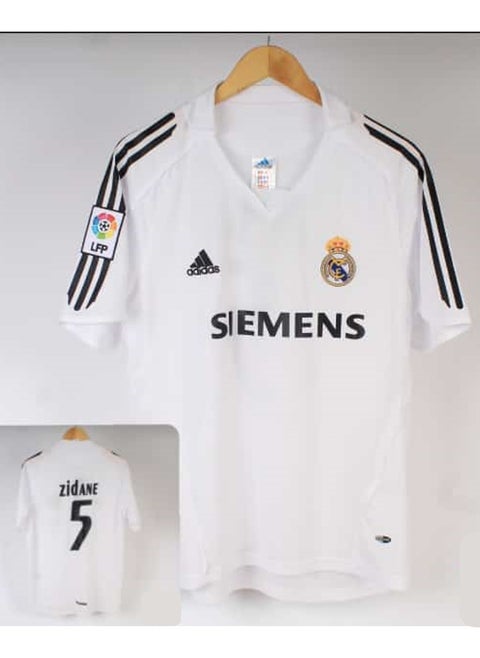 Real Madrid Classic 2005 Zidane Print T-Shirt
