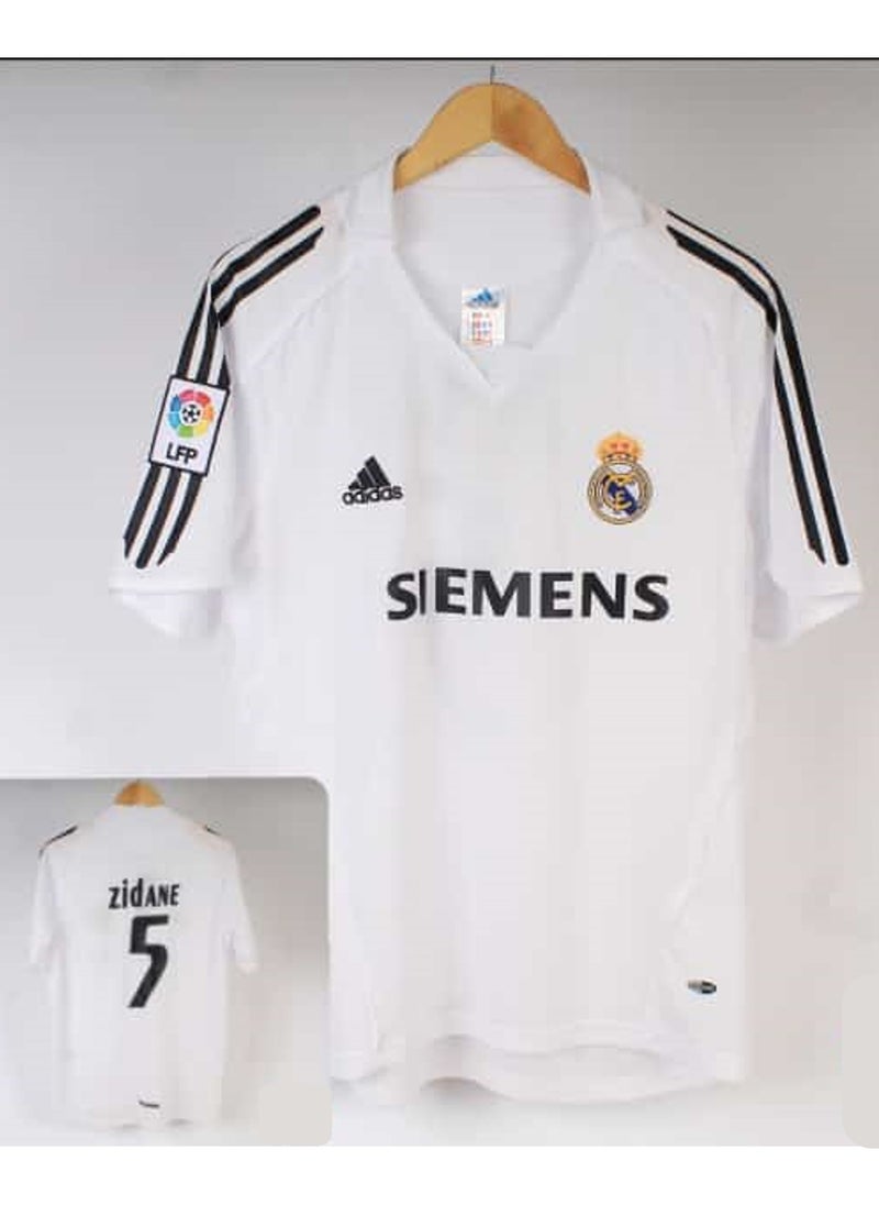 Generic - Real Madrid Classic 2005 Zidane Print T-Shirt - Image 1