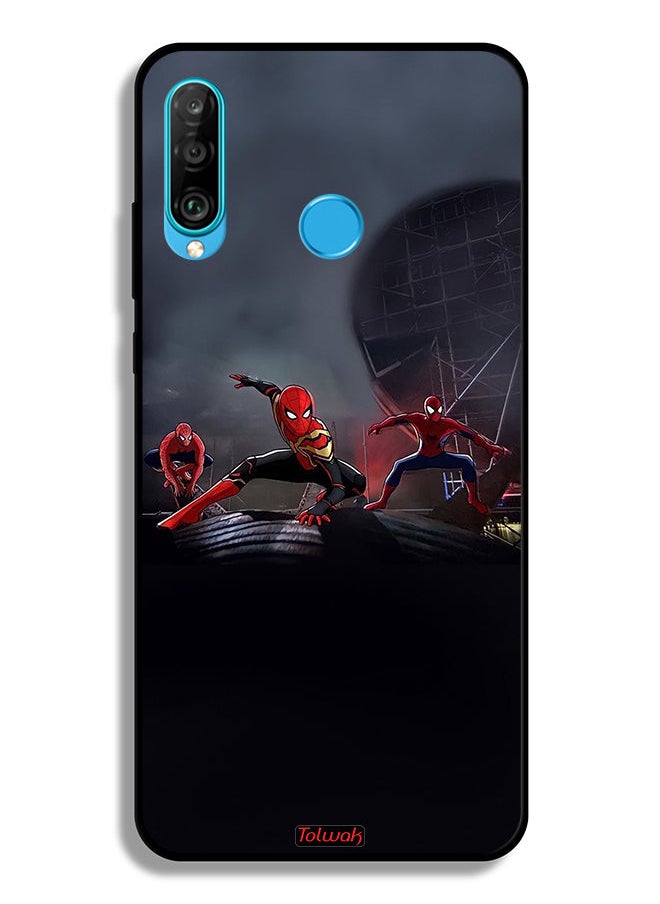 Tolwak - Huawei P30 lite Protective Case Cover Three Spiders - Image 1
