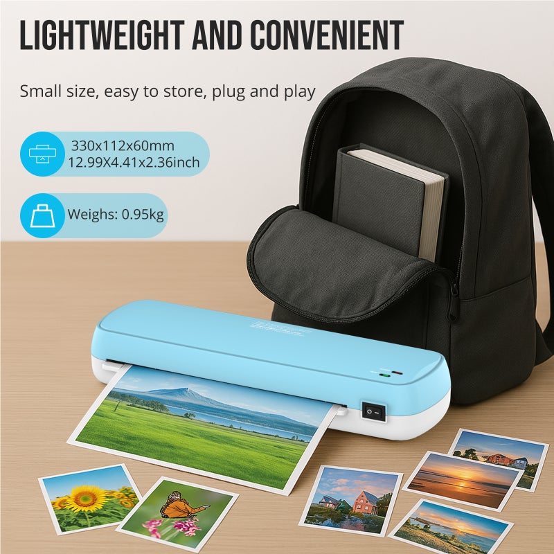 4-In-1Laminator Machine,It has Quick Warm-Up, Fast Laminating Documentation and Photos, Increases Their Long-Term Color Preservation. Suitable for Family, Office and School，A4/A5/A6 Size - Image 3
