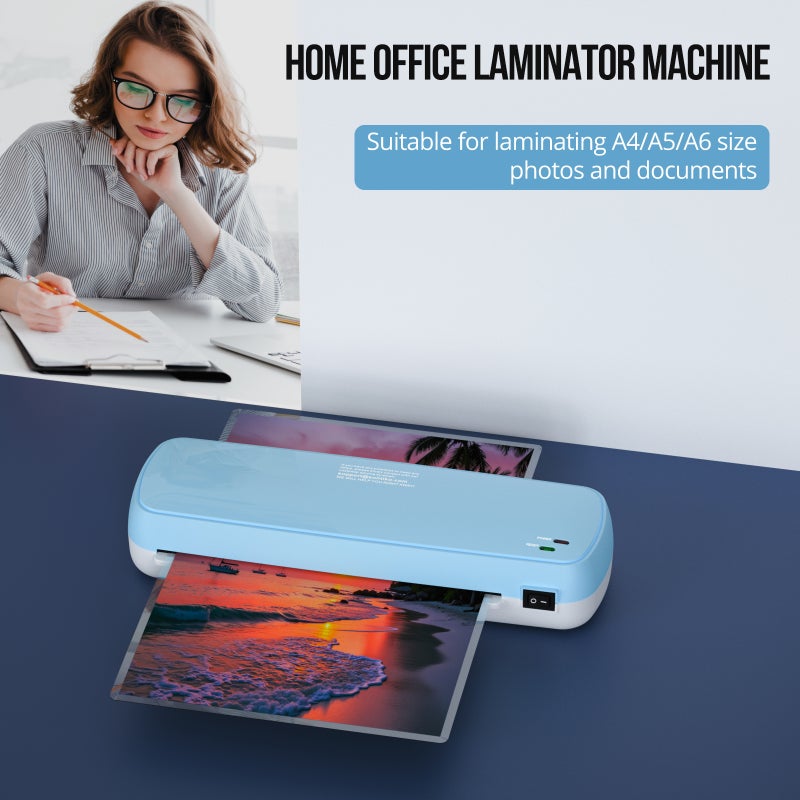 4-In-1Laminator Machine,It has Quick Warm-Up, Fast Laminating Documentation and Photos, Increases Their Long-Term Color Preservation. Suitable for Family, Office and School，A4/A5/A6 Size - Image 5