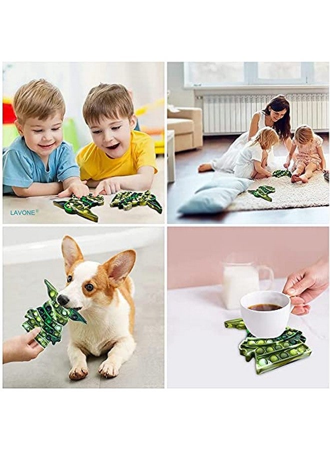 فنبلاست مجموعة FunBlast Pop it (عبوة من لعبتين Popit)، ألعاب أطفال، ألعاب فيدجيت، لعبة Pop it، لعبة Push Pop Bubble Fidget الحسية، لعبة تخفيف التوتر Fidget الحسية، هدايا مبتكرة للبنات والأولاد والأطفال (6) - Image 3