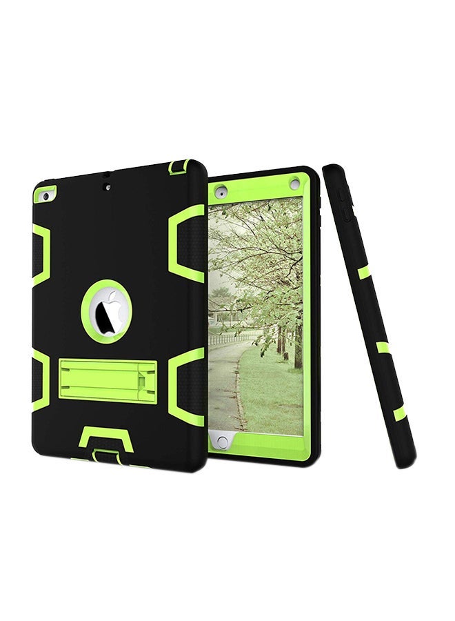 NIBEMINENT Kickstand Hybrid Case Cover For Apple iPad Series (2017) Green/Black  - Image 1