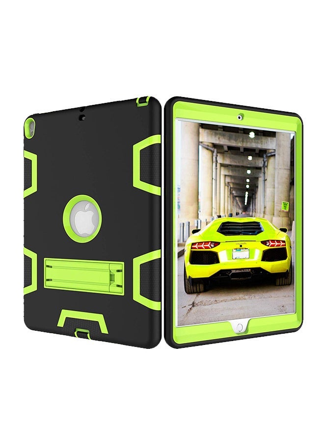 NIBEMINENT Kickstand Hybrid Case Cover For Apple iPad Series (2017) Green/Black  - Image 2