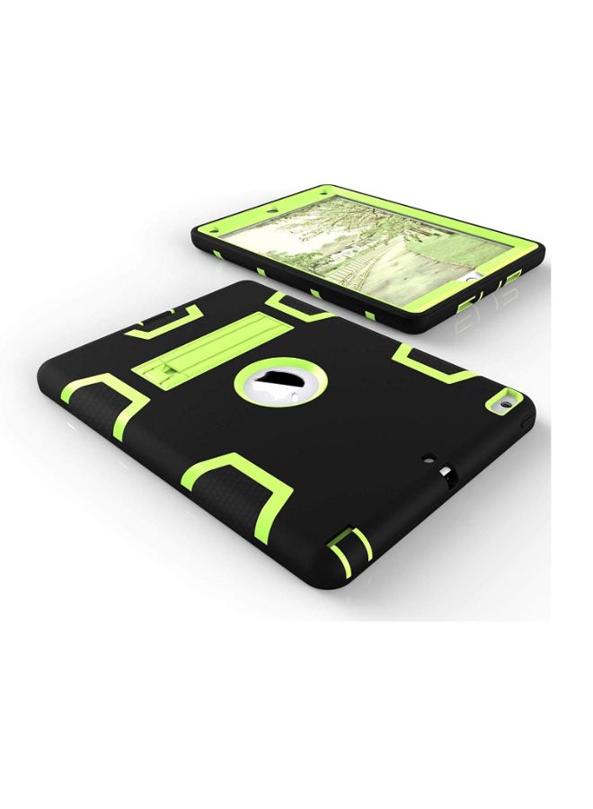 NIBEMINENT Kickstand Hybrid Case Cover For Apple iPad Series (2017) Green/Black  - Image 3