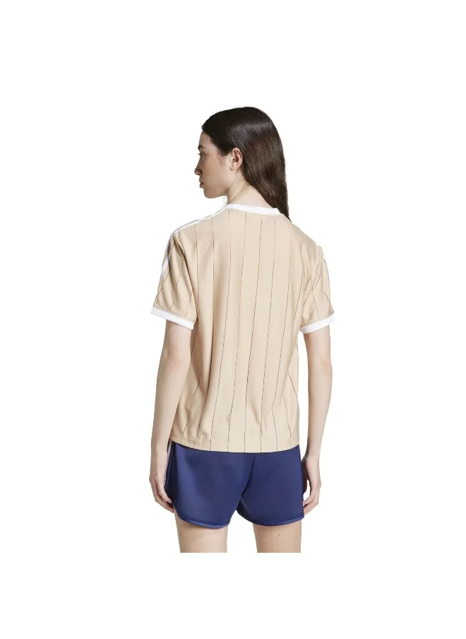 adidas Originals adidas 3 S PNST TEE Beige Originals Women T-SHIRTS