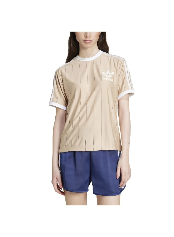 Adidas 3 S PNST TEE Beige Originals Women T-SHIRTS