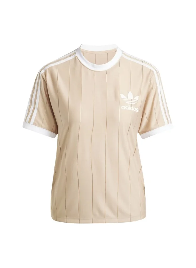 Adidas adidas 3 S PNST TEE Beige Originals Women T-SHIRTS