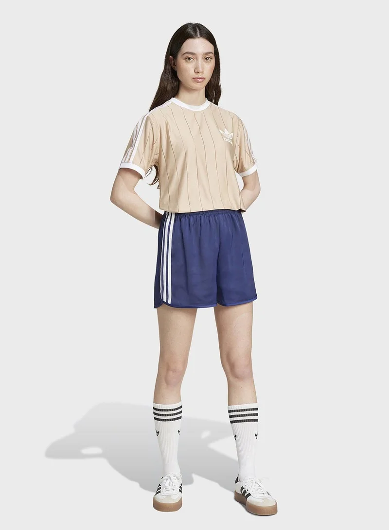 Adidas 3 S PNST TEE Beige Originals Women T-SHIRTS