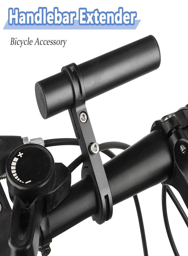 Mesee Bike Handlebar Extender Bicycle Handlebar Clamps Extension Mount Holder Aluminum Alloy Single Clamp Cycling Bracket for Bike LED Light, GPS, Speedometer - Image 4