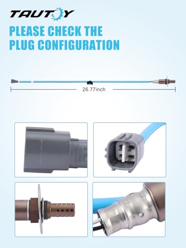 TAUTOY 15170,234-4445 O2 Oxygen Sensor Downstream for Saab 9-2X 2.5L 05-06, for Subaru Forester 2.5L 06-10, Impreza 2.5L 2006-2011, Legacy 2.5L 2004-2012, Outback 2.5L 2004-2012, 3.0L 2001-2004 22690-AA810 - Image 2