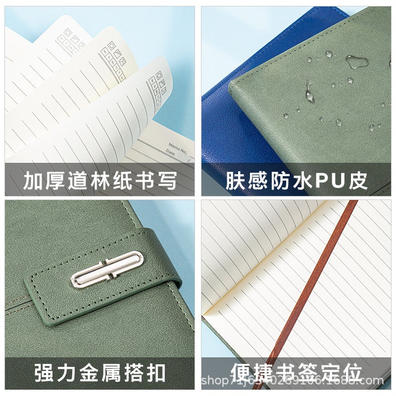 Lincoln Buckle Daolin Paper Notepad Business Notebook Gift Box Set Simple Office Commercial Note Printable Logo - Image 5
