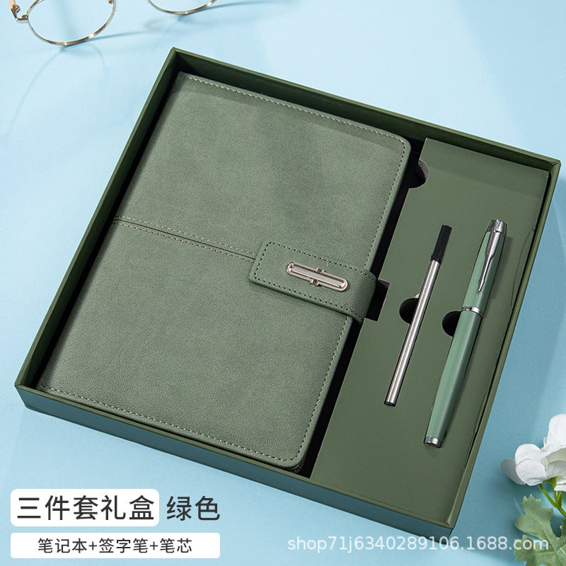 Lincoln Buckle Daolin Paper Notepad Business Notebook Gift Box Set Simple Office Commercial Note Printable Logo - Image 1