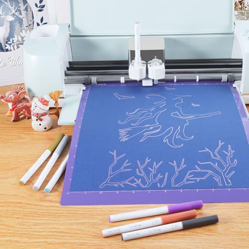 REALIKE Metallic Pens for Cricut Maker 3/Maker 4/Maker/Explore 3/4/Air 2/Air, Multicolor Marker Pens Set of 7 Pack Drawing Coloring Pens Compatible with Cricut Machine (1.0 Tip) - Image 2