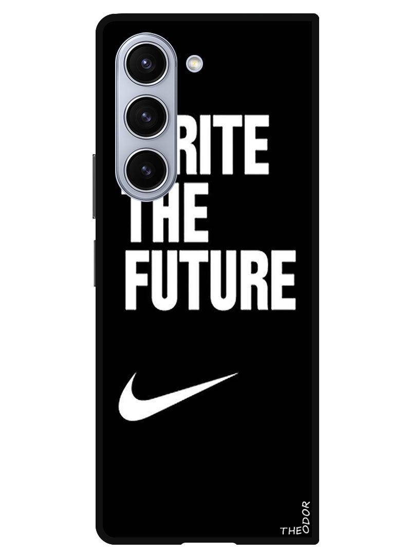 Theodor Protective Case Anti Scratch Shock Proof Bumper Cover For Samsung Galaxy Z Fold 6 Write The Future - Image 1