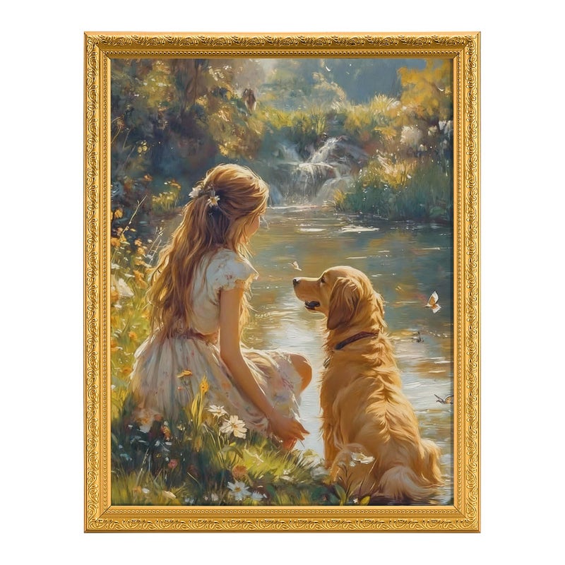 TWING 11x14 Picture Frame,Display 8x10 Photo with Mat or 11x14 without Mat,Ornate Vintage 11 x 14 Photo Frames for Wall Mounting,Bronze,1 Pack - Image 1