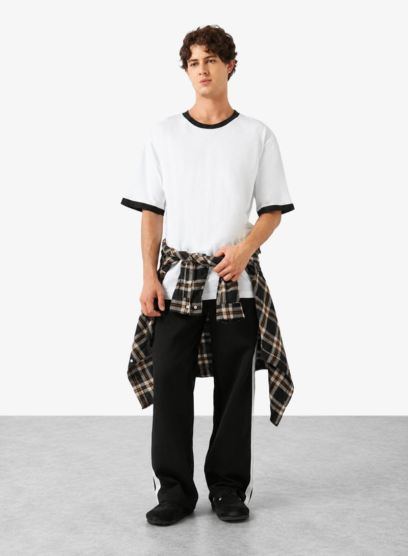 Seventy Five Essential Crew Neck Oversize Drop Shoulder T-Shirt - Image 4