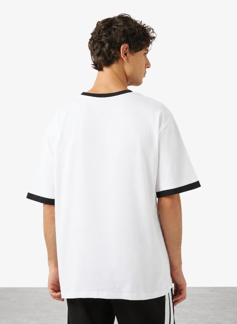 Seventy Five Essential Crew Neck Oversize Drop Shoulder T-Shirt - Image 2
