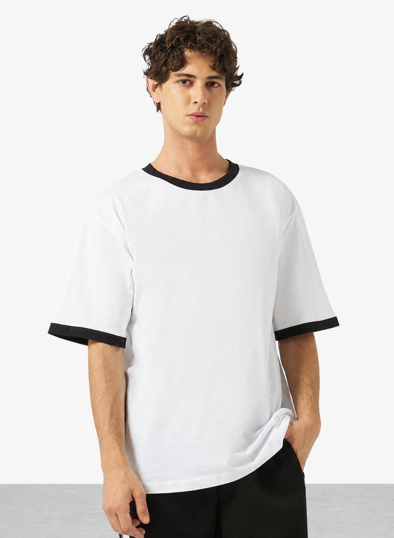 Seventy Five Essential Crew Neck Oversize Drop Shoulder T-Shirt - Image 1