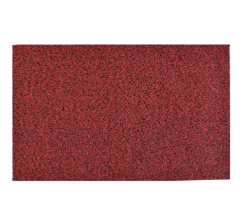 Purav Light Anti-Skid Non-Slip Waterproof Rubber Door Mat for Outdoor Home Entrance Mats (16x24 Inch, Black Maroon) - Image 1