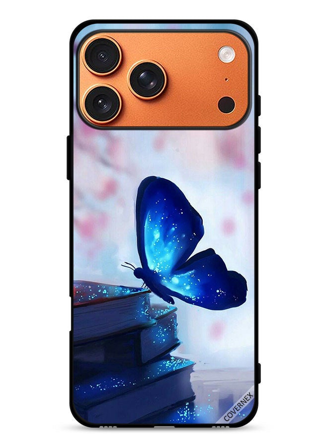 Covernex Apple iPhone 17 Pro Max Protective Case Cover Butterfly Sitting On Books - Image 1