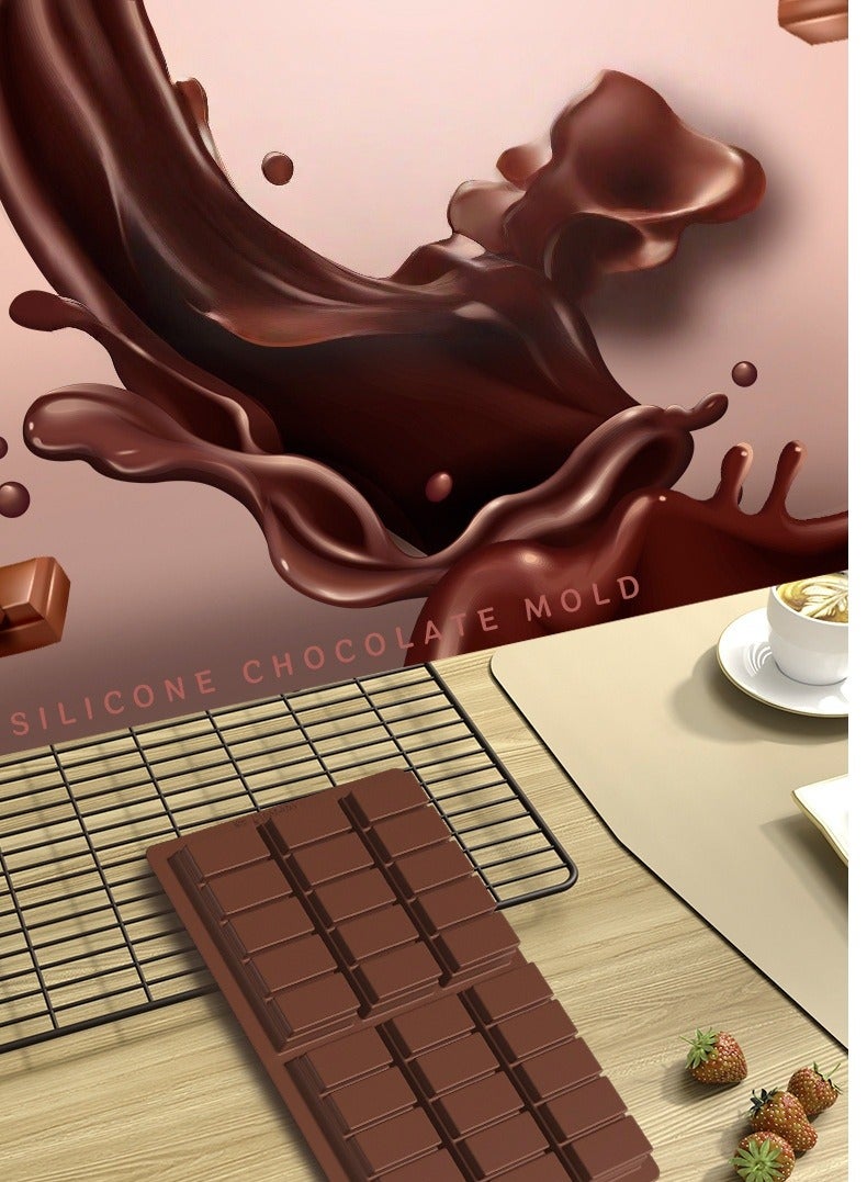 قوالب خبز سيليكون قابلة لإعادة الاستخدام من الدرجة الغذائية، عبوة من قطعتين، قوالب شوكولاتة وكعك وكعك DIY لمحبي الخبز ومتعة المطبخ العائلي - Image 5