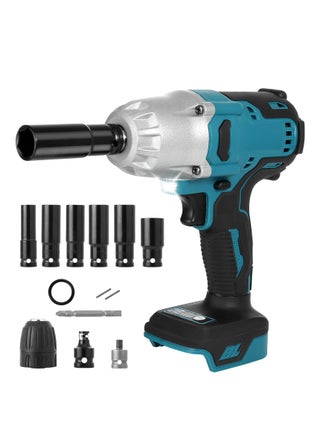 480 Ft-lbs Cordless Impact Wrench Kit, 1/2 Inch 650NM High Torque 2200RPM Brushless Impact Wrench with 6 Pcs Impact Sockets, Ideal for Automotive & Home Repair（Battery Included） - pzsku/Z0214C924E014A9BF866FZ/45/_/1710142499/a605fa29-e2b0-462a-96f5-b19626a7a1a3