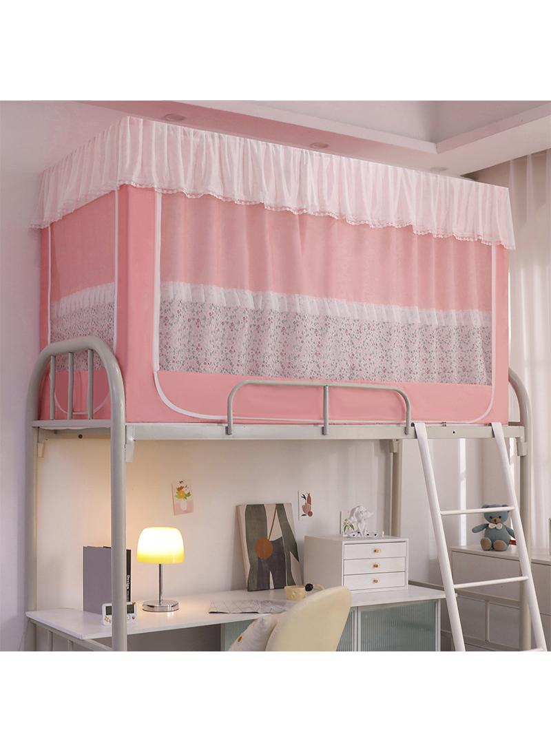 general Fashion Deck Curtain Student Dormitory Bed Curtains Mosquito Net With Bracket Gift For The Start Of The School Season - Image 1