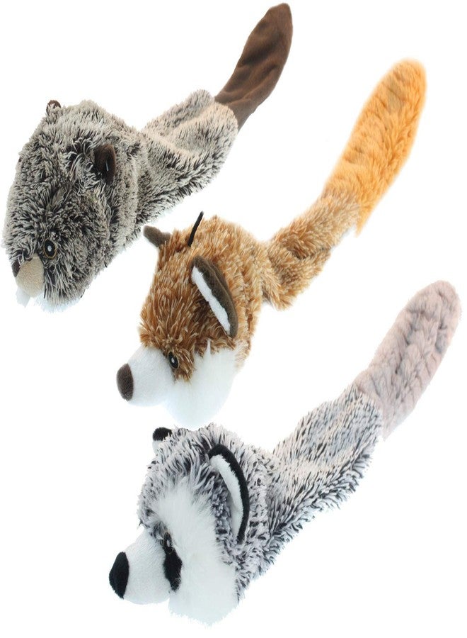 Multipet Bouncy Burrow Buddies Assorted 3 Pack, 20 Inches each