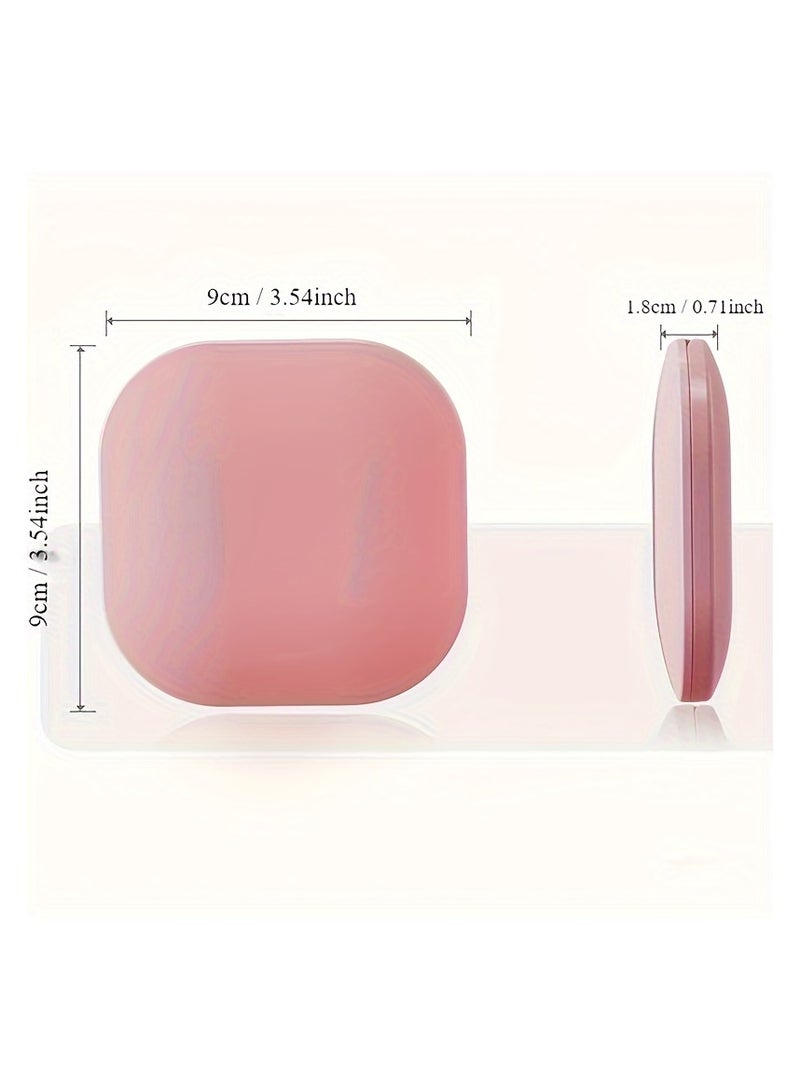 Generic Led Lighted Compact Mirror With 3X Magnification 3 Color Light Portable Mini Pocket Double Side Folding Makeup Vanity Mirror For Purses And Travel Office Gift（White） - Image 5