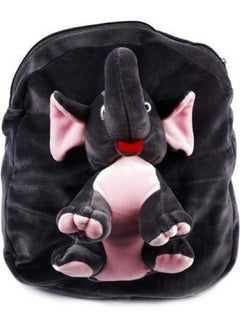 Blue Tree blue tree Kid's Soft Velvet Cartoon School Plush Combo Backpack,Mini Bag,Travel Bag for Baby Boy/Girl (Spiderman & Full Body Elephant)  - Image 3