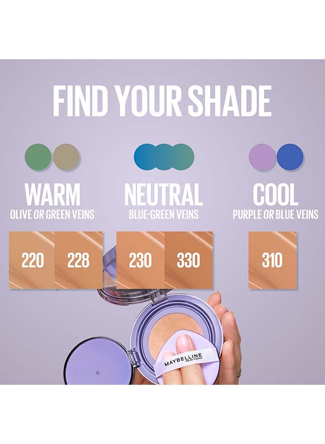 ميبيلين نيويورك ميبلين نيويورك سوبر ستاي مات ماكس 30 ساعة كوشن فاونديشن SPF30 - 310 - Image 2