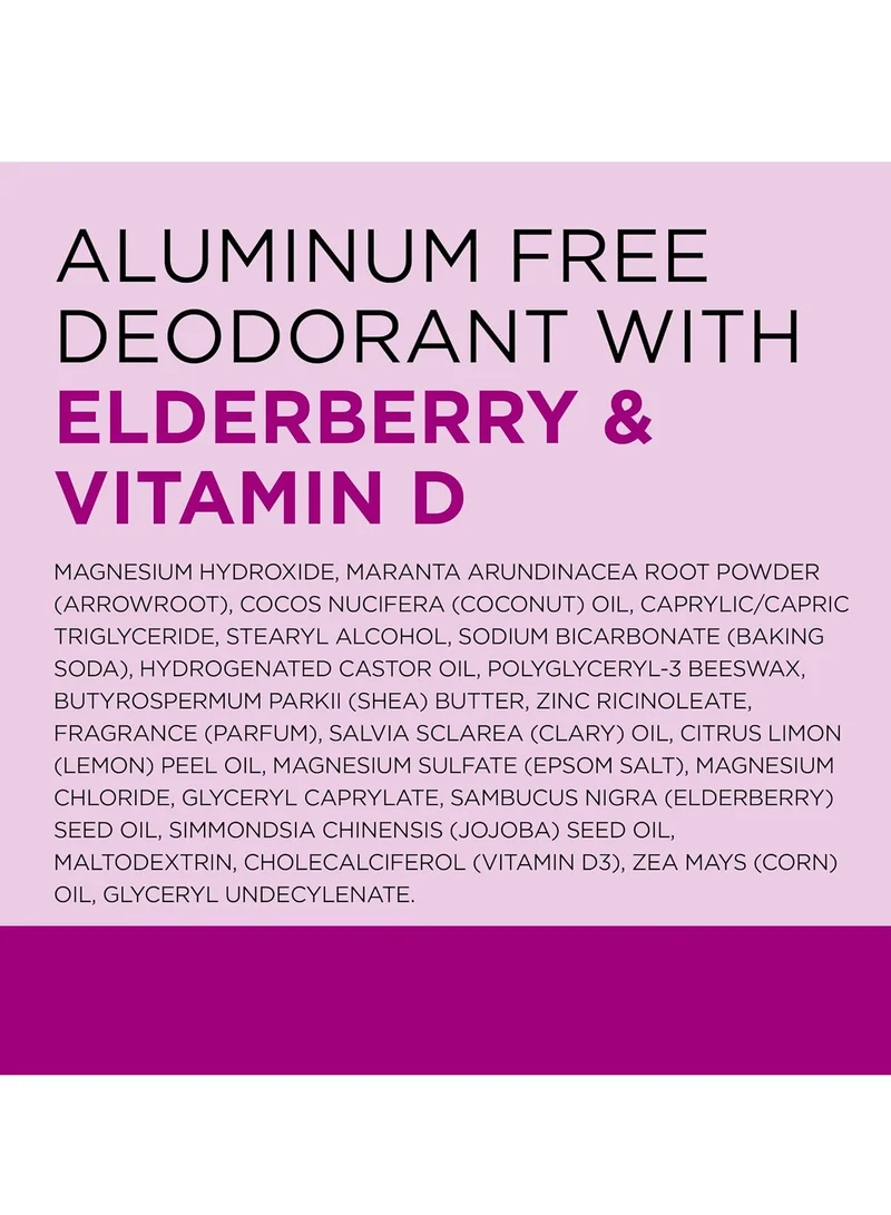 Dr Teal's Dr Teal's Aluminum Free Deodorant Elderberry & Vitamin D 75G
