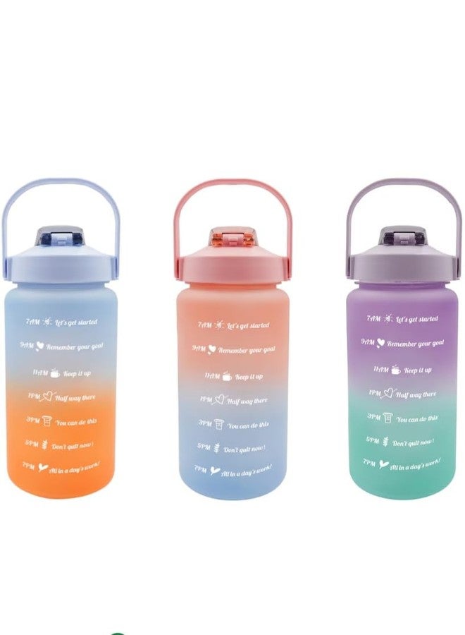 Greenbrier Ombre Water Bottles with Hydration Measurements and Flip-Top Lids, 48-oz. - 1 Bottle - colors vary - Image 1