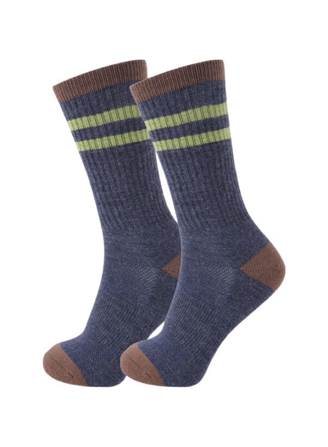 MD High Tube Wool Socks For Men, Terry Bottom Long Socks, Ski Socks For Women, 3 Pairs Per Pack - Image 3