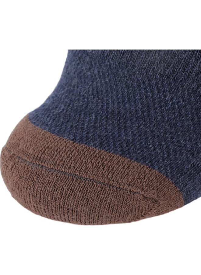 MD High Tube Wool Socks For Men, Terry Bottom Long Socks, Ski Socks For Women, 3 Pairs Per Pack - Image 1