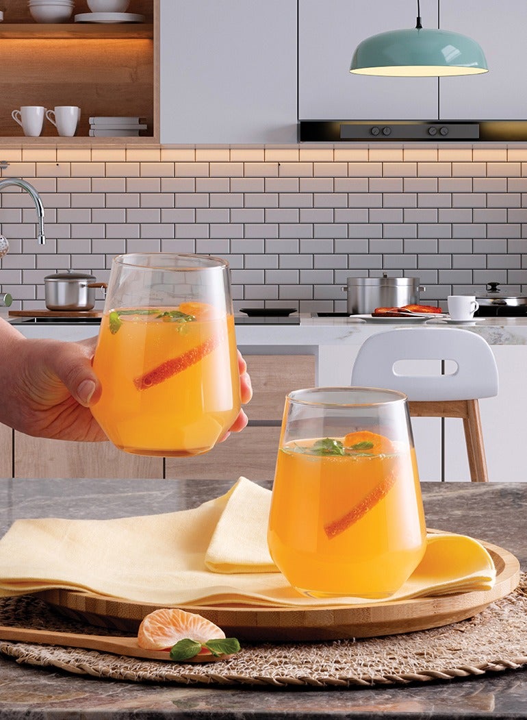 Pasabahce 6-Piece Allegra Tumbler 425 ml Clear - Image 3