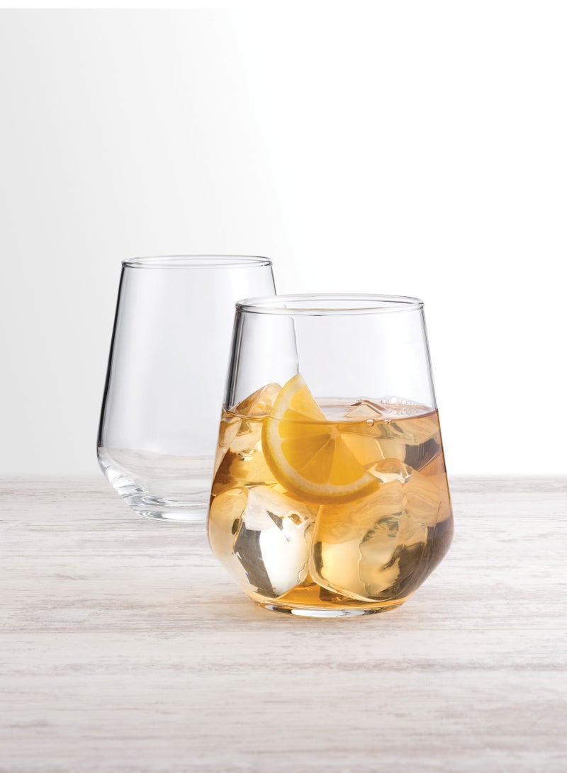 Pasabahce 6-Piece Allegra Tumbler 425 ml Clear - Image 2