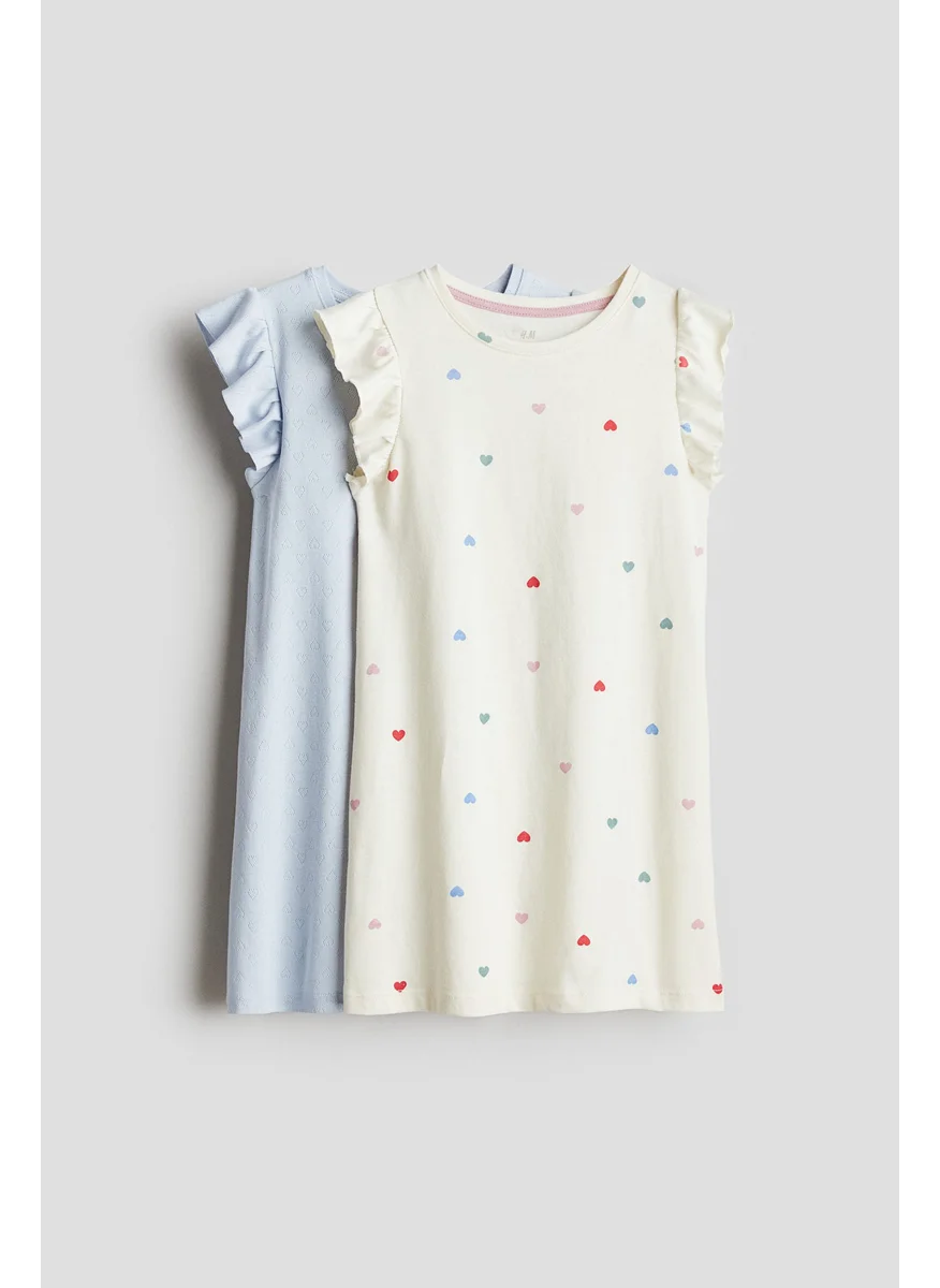 H&M 2-Pack Cotton Nightdresses