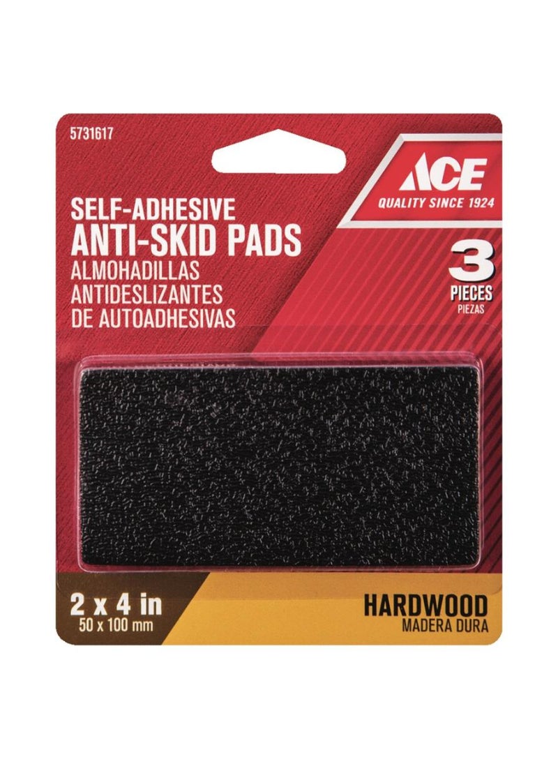 Ace Self Adhesive Anti Skid Rubber Pads Pack 5 X 10cm 3 Pieces