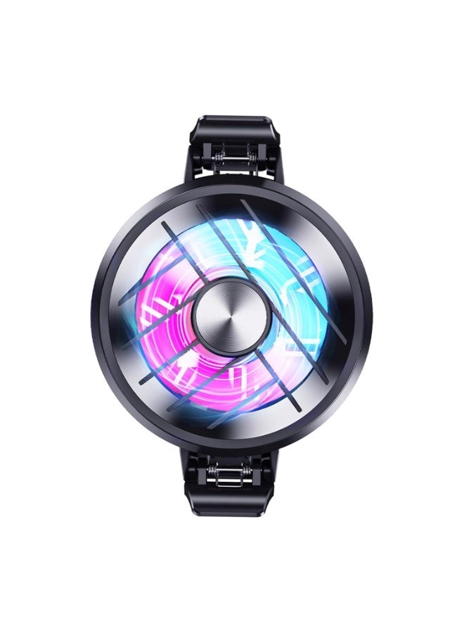 GT30 Mobile Phone Cooler, Semiconductor Cooling Fan, Clِِip - Dual Cooling - 2 Speeds - For Live Streaming and Gaming. Direct Cable  - Image 2