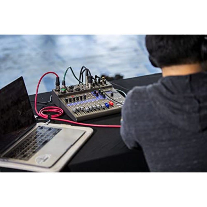 L-8 Live Track - 8-channel mixing console - 4 individual headphone mixes, jingle pads, multitrack recorder and audio interface - Image 4