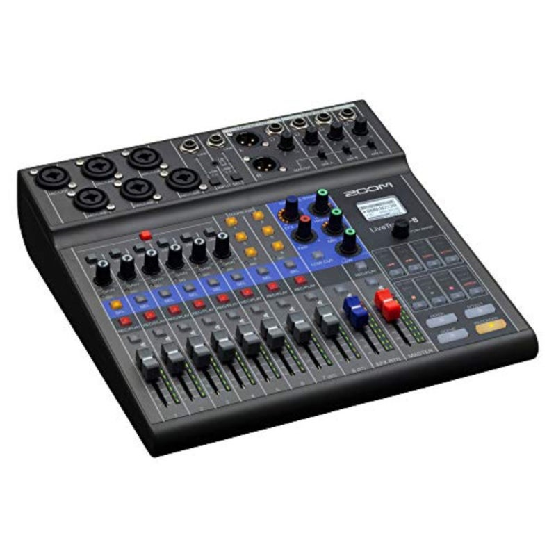 L-8 Live Track - 8-channel mixing console - 4 individual headphone mixes, jingle pads, multitrack recorder and audio interface - Image 5