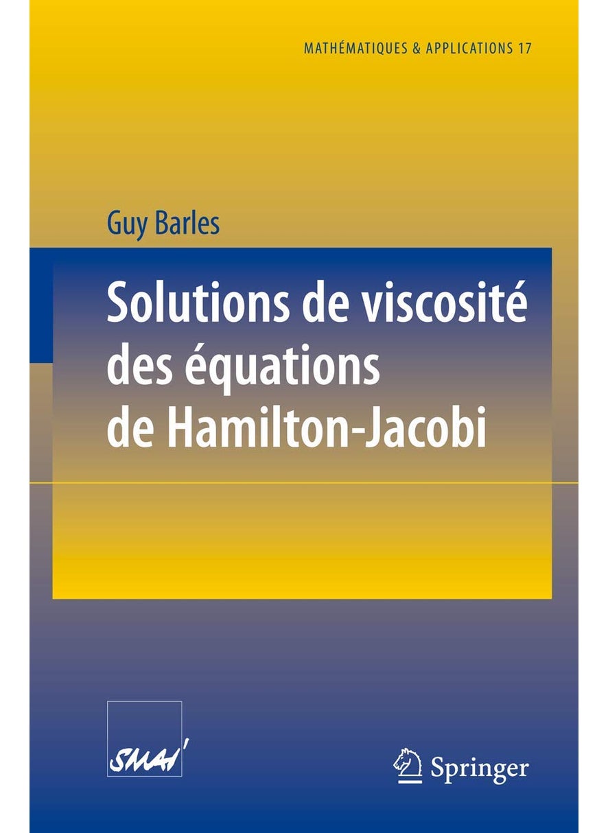 Solutions de viscosité des équations de Hamilton-Jacobi 